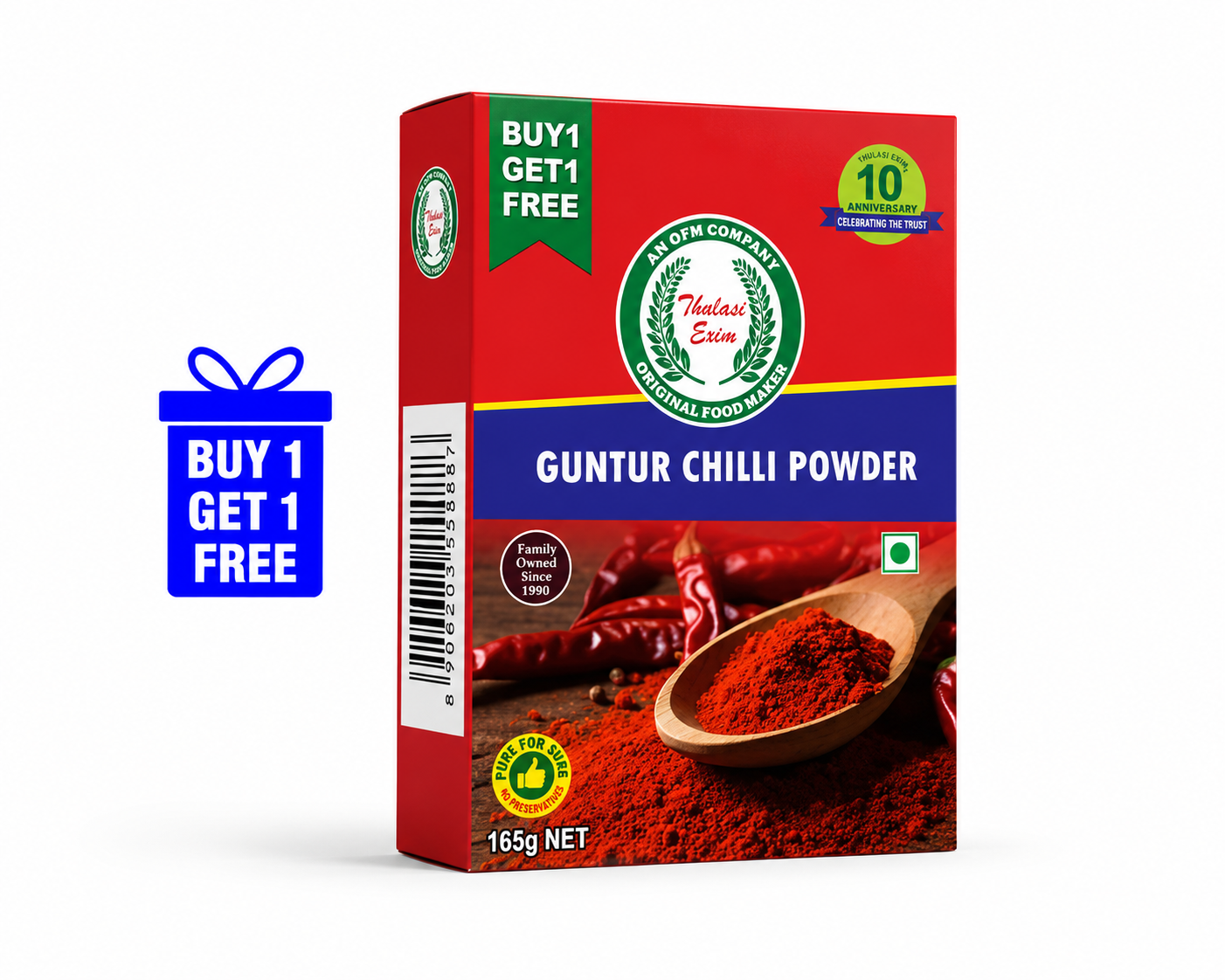 Thulasi Chilli Powder - 165g