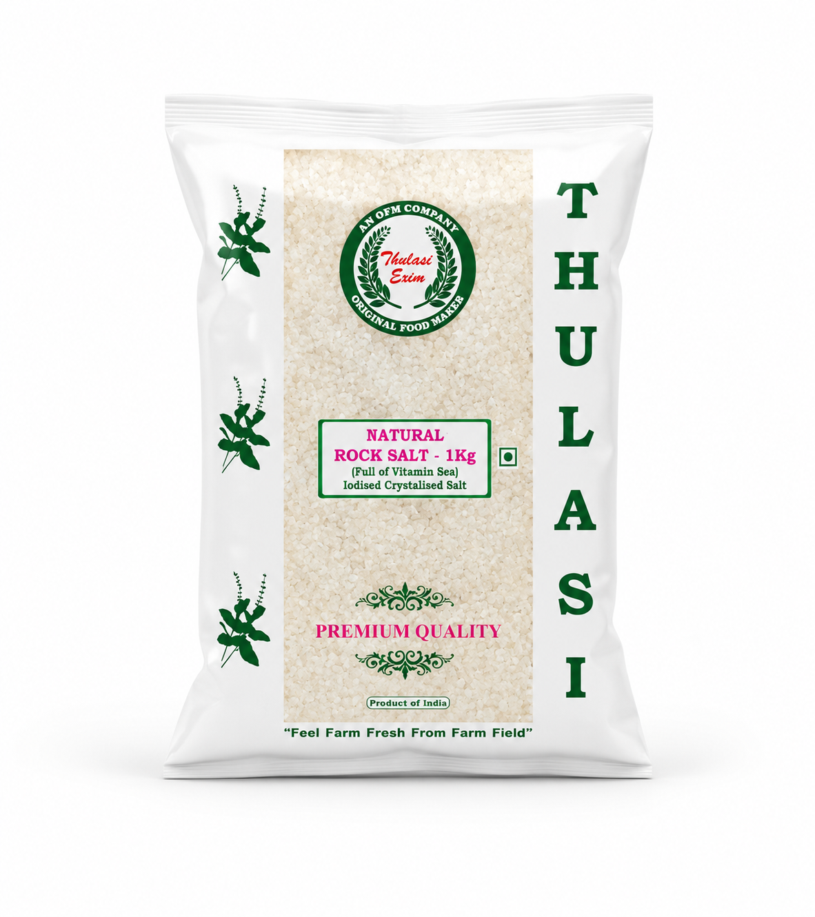 Thulasi Rock Salt (Crystalised Salt) -1 Kg