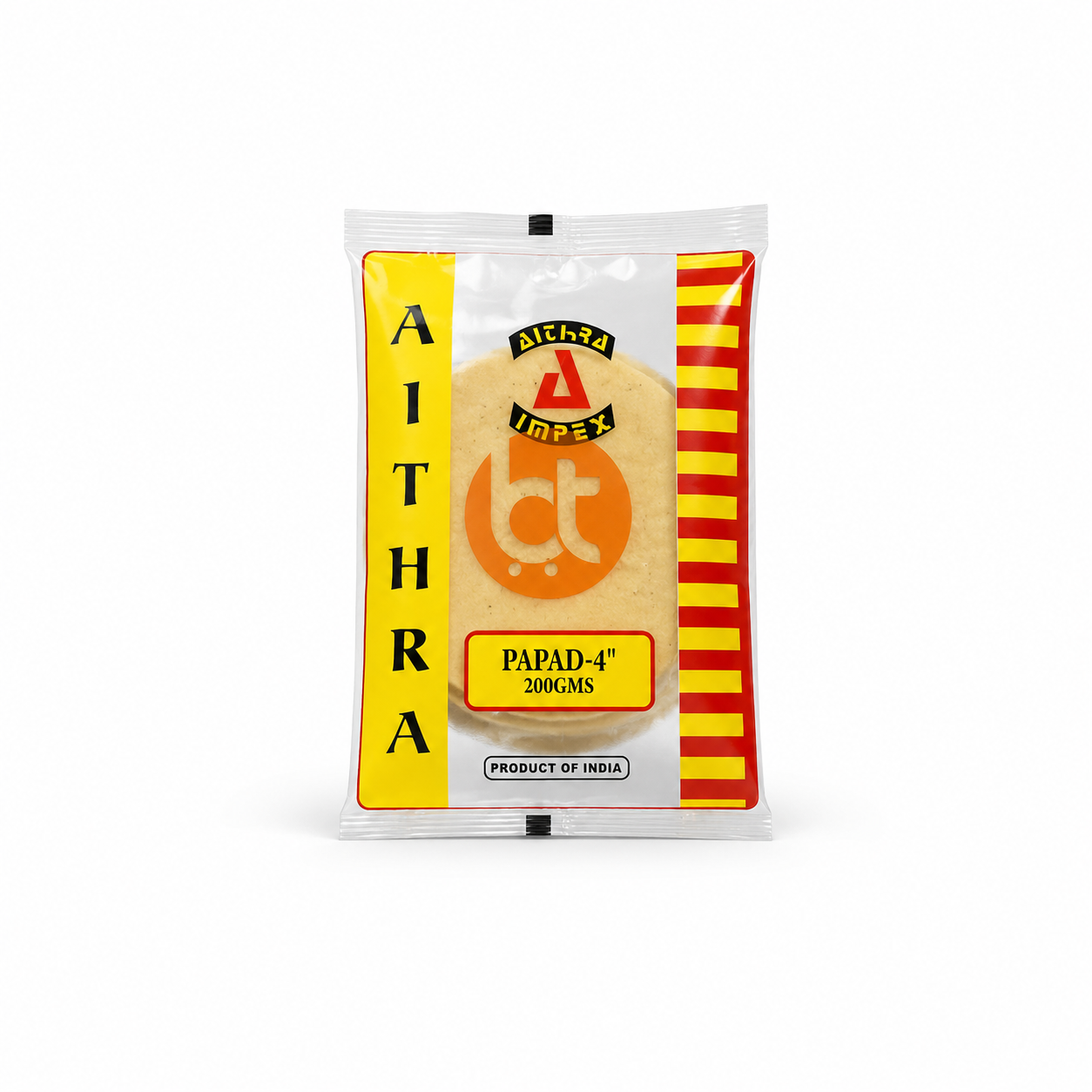 Aithra Impex 4" Pappadam - 200g