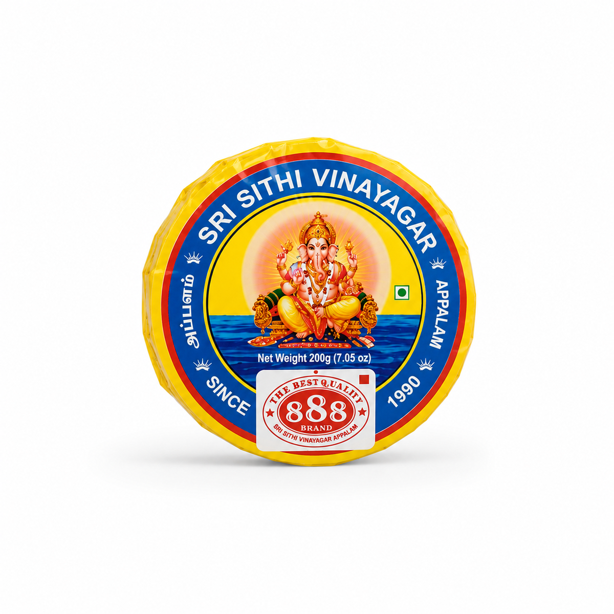 Premium Papad - No:3 - 200G by 888 – authentic South Indian product, buy online Australia