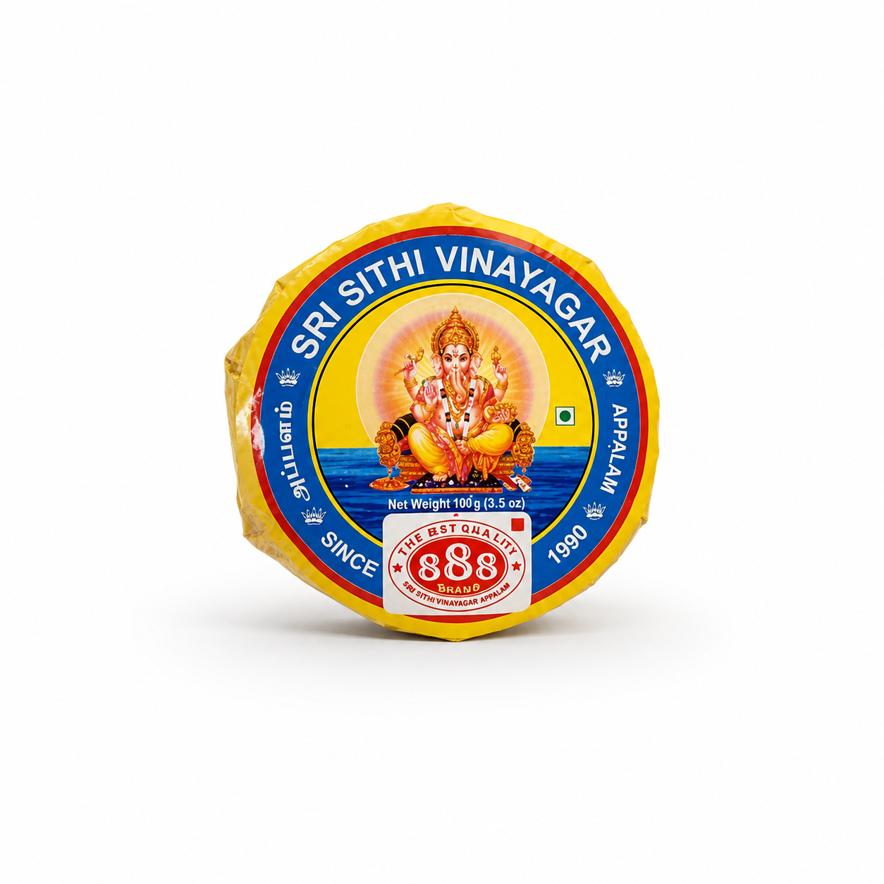888 Premium Papad - No:6 - 100G