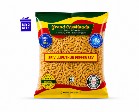 Grand Chettinadu Srivilliputhur Pepper Sev - 125 g
