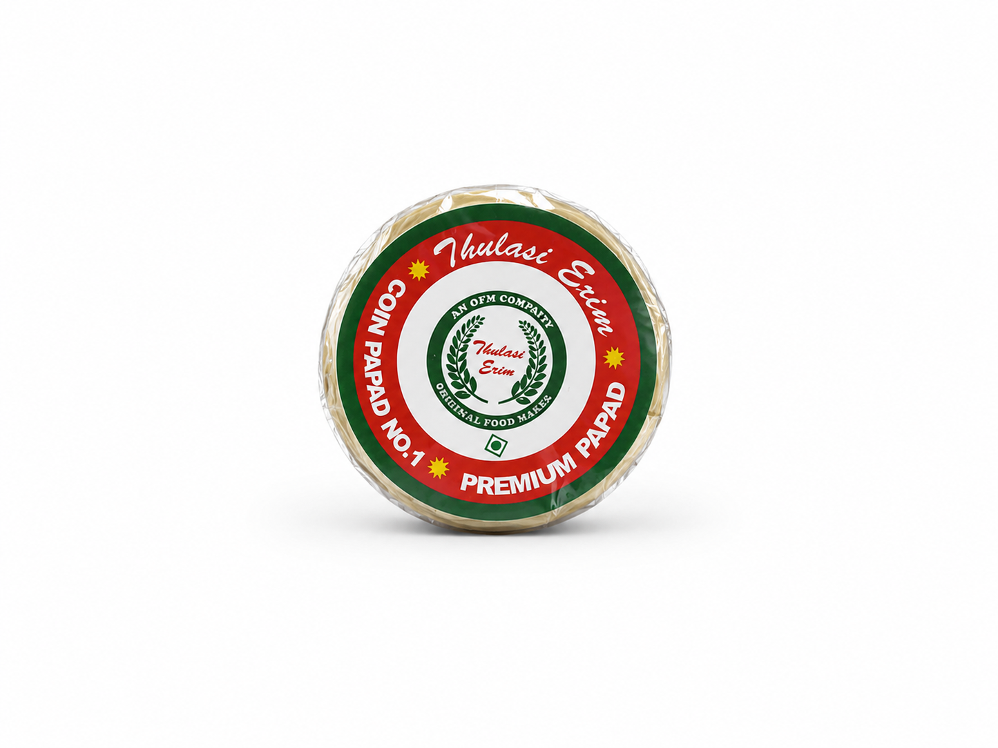 Thulasi Coin Papad - 1.0" - 60g