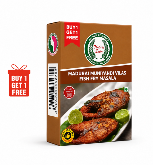 Madurai Muniyandi Vilas Fish Fry Masala -165g