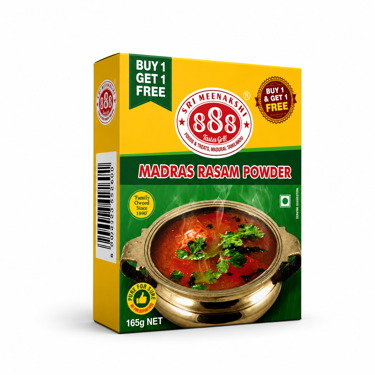 888 Madras Rasam Powder-165G