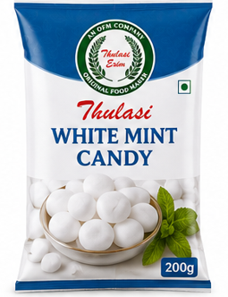 White Mint Candy by Thulasi - 200g – authentic South Indian product, buy online Australia