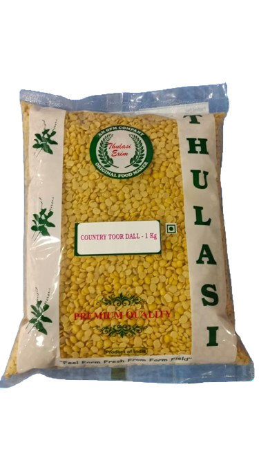 Thulasi Country Toor Dal 1kg Pack – Premium Unpolished Toor Dal