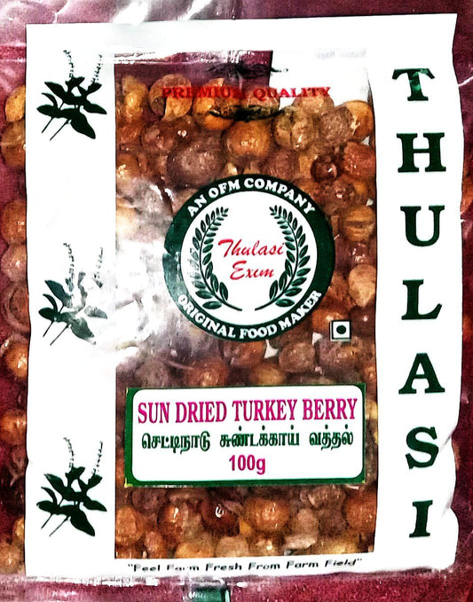 Thulasi Turkey Berry - Sunda Vathal- 100g