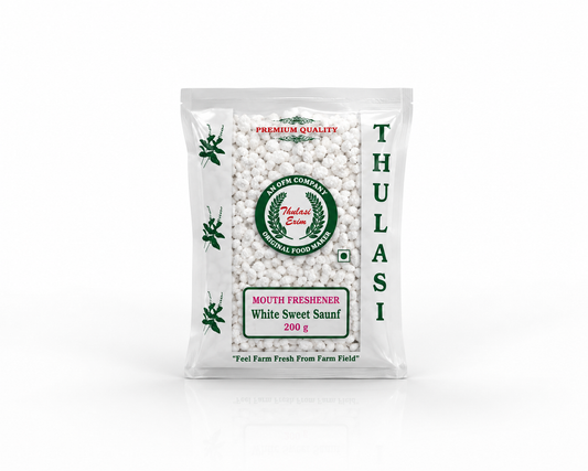 Thulasi Mouth Refreshner White Sweet Saunf 200g
