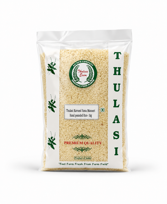 Thulasi Karnool Sona Masorri Rice - 1 Kg