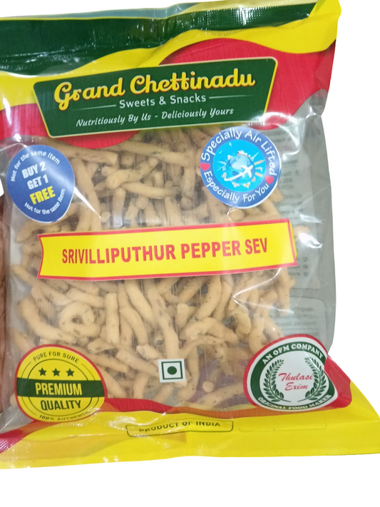 Grand Chettinadu Srivilliputhur Pepper Sev - 125 g